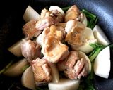 鶏モモ肉と蕪の蒸し煮作り方9写真