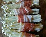 土鍋でチンするえのきの肉巻き作り方1写真