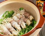 土鍋でチンするえのきの肉巻き作り方4写真