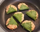 鶏ひき肉の大葉ハンバーグ作り方4写真