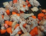 鶏ももと人参とキャベツの煮しめ作り方3写真