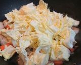 鶏ももと人参とキャベツの煮しめ作り方6写真