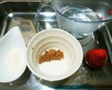 犬ご飯　バレンタインスイーツ作り方1写真