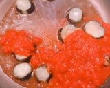 なすとモッツァレラチーズのトマトパスタ作り方6写真
