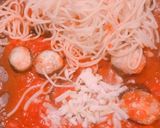 なすとモッツァレラチーズのトマトパスタ作り方8写真