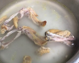 手羽先の燻製の骨使用、大根のスープ作り方4写真
