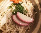 白だしで楽チン鍋焼きうどん作り方1写真