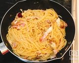 炒めるだけ！きのことベーコンの簡単パスタ作り方6写真