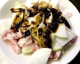 電子レンジで大根と豚バラの豆鼓煮作り方5写真