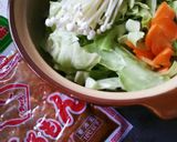 土鍋でチンするモツ鍋作り方1写真