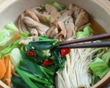土鍋でチンするモツ鍋作り方3写真