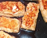 豆腐の鶏ひき肉のせ蒲焼き風作り方9写真