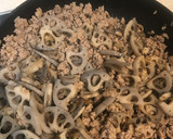 挟まない れんこん 肉詰め はさみ焼き作り方4写真