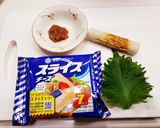 梅肉 大葉 チーズの竹輪巻き作り方1写真