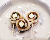梅肉 大葉 チーズの竹輪巻き作り方8写真