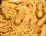 ソーセージたっぷりのトマトソースパスタ作り方4写真