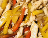 鶏肉とパプリカの細切り炒め★青椒肉絲風作り方4写真