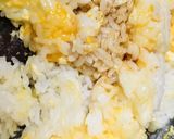 玉子ごはん風の半熟仕上げチャーハン納豆添作り方3写真