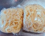 なすとモッツァレラチーズのトマトパスタ作り方7写真