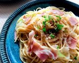 ランチに★長ねぎとベーコンの和風パスタ作り方6写真