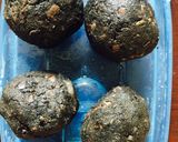 黒豆ごま餡　中華まんの具作り方3写真