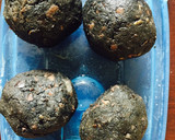 黒豆ごま餡　中華まんの具作り方3写真