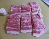 中国野菜パクチョイと牛肉の炒め作り方5写真