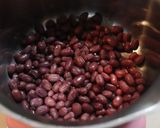 おやつ昼♪魔法瓶利用のゆで小豆でぜんざい作り方1写真