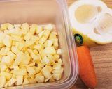 砂糖なしで美味❗林檎と人参のスムージー作り方1写真