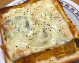 かぼちゃの煮物リメイク☆かぼチートースト作り方6写真