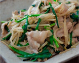 ☆豚バラともやしのにんにく醤油炒め☆作り方5写真