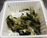 業務スーパー小松菜と豚肉のオイスター炒め作り方3写真