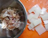 簡単！お雑煮☆鶏汁作り方2写真