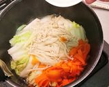 塩昆布の酒蒸し野菜作り方2写真