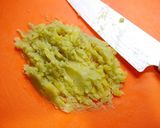 お節リメイク！ホットサンド☆栗きんとん作り方1写真