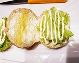 ハムとレタスのバターロールサンド作り方3写真