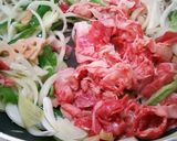 牛小間はちみつニンニク醤油炒め♪作り方5写真
