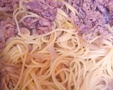 キッチンカロリー風ニンニク醤油牛肉パスタ作り方7写真