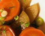 根菜のあまから煮●にんじん＆だいこん作り方4写真