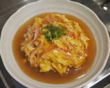 とにかく簡単♪めんつゆで手軽に天津飯☆作り方6写真