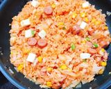 フライパンのまま食卓に♪ズボラオムライス作り方4写真
