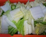 白菜とアボカドのワサビ胡麻ポン酢和え♥作り方1写真