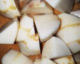 里芋と野菜天の煮物作り方2写真