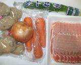 肉じゃが味噌味♪簡単じゃが芋豚肉作り方1写真