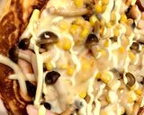 ランチに簡単♡テリヤキチキンのパンケーキ作り方9写真