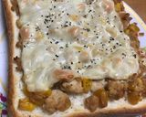 肉そぼろリメイク☆そぼろチーズトースト作り方7写真