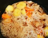 すき焼きのたれの肉じゃが作り方3写真