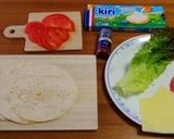 とろりチーズのロールアップサンドイッチ♪作り方1写真