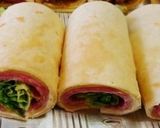とろりチーズのロールアップサンドイッチ♪作り方2写真