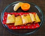 とろりチーズのロールアップサンドイッチ♪作り方4写真